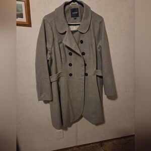 Modcloth Gray Coat 2x